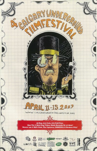 CUFF Poster from 2007 by Josh Holinaty